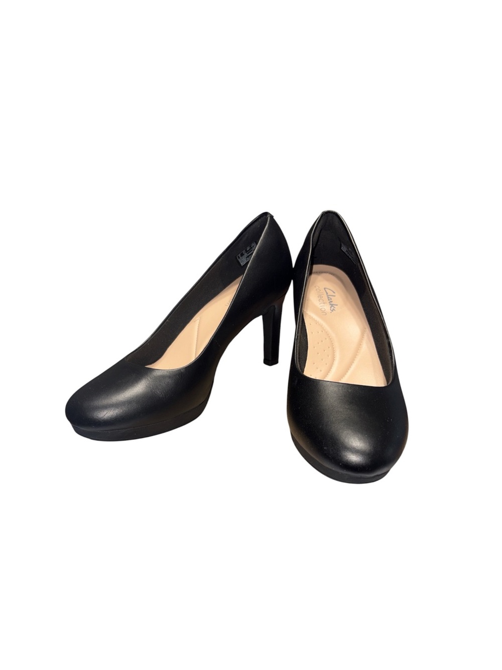 Clarks Ambyr Joy Black High-Heeled Comfort Pumps Goth Grunge Women’s Size 8.5M